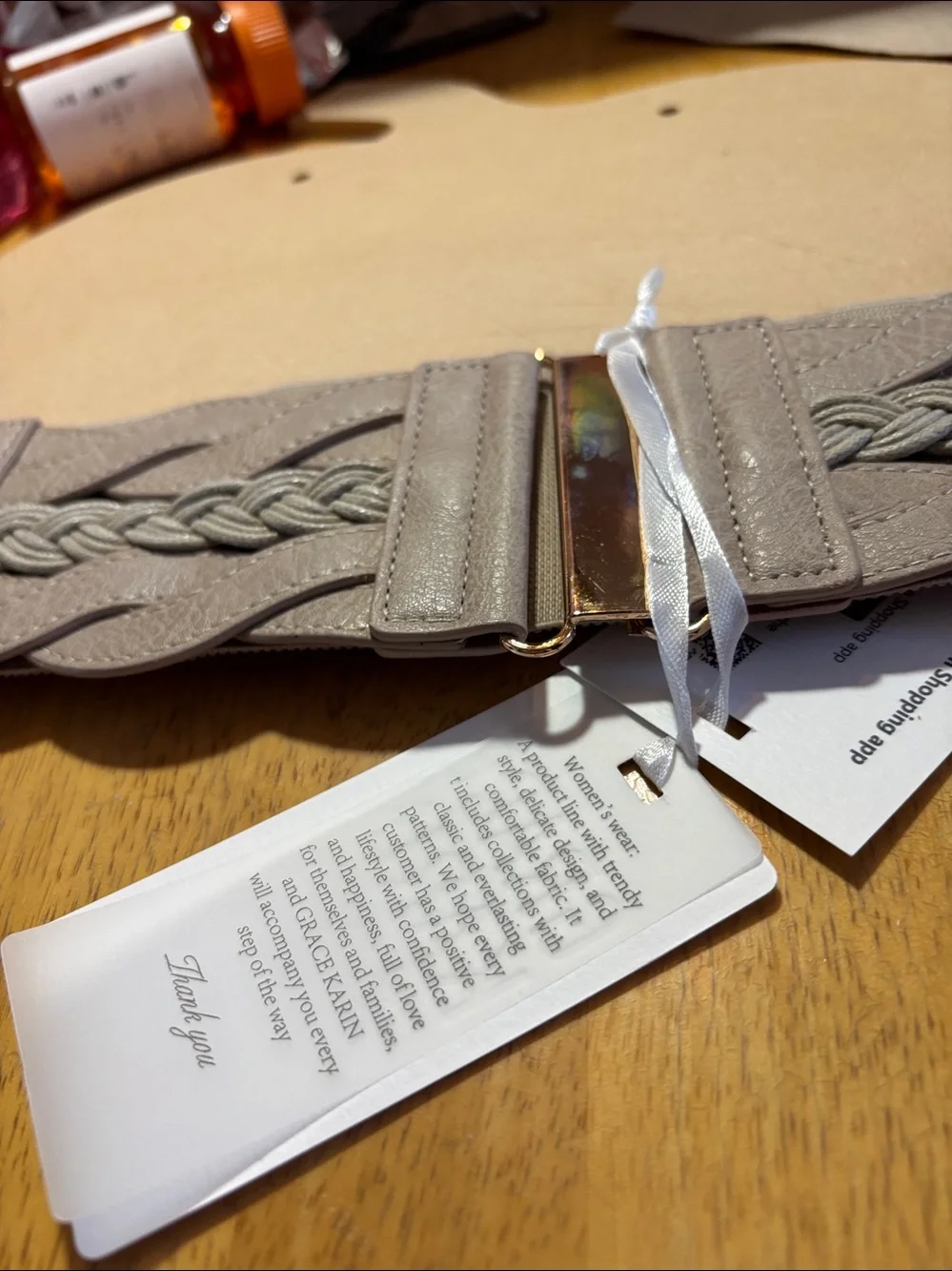 Grace Karin elastic braided